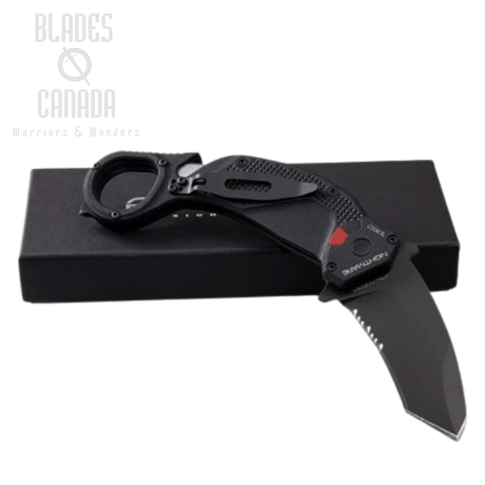 Extrema Ratio NIGHTMARE Karambit Folding Knife, Bohler N690, Aluminum Black